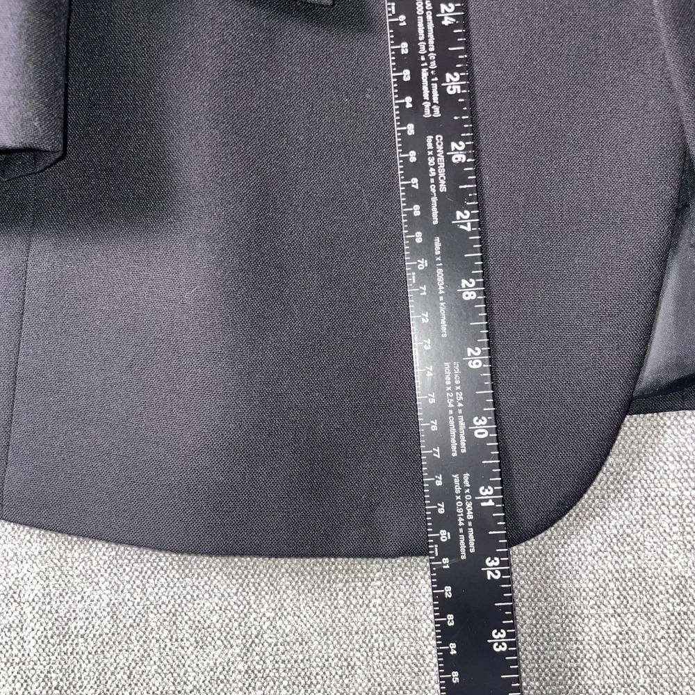 Doni Barassi 2 Piece Suit Set Mens Black Pleated Single Breasted Formal Business - Picture 16 of 16